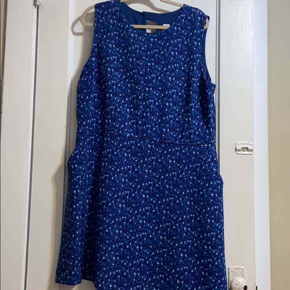 GAP Blue Spotted Dress